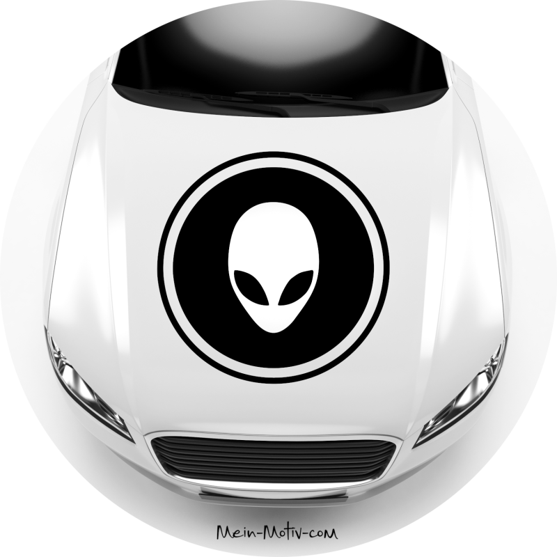 Preview: Aufkleber 46221 Alien umkreist